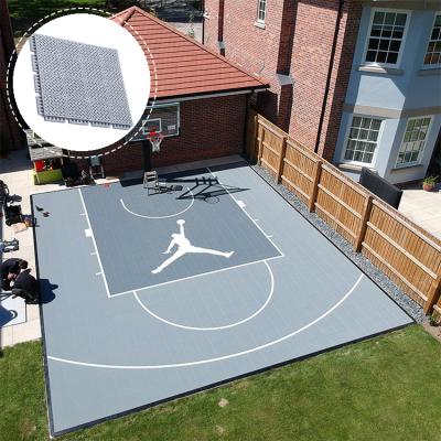 China Pickle Ball Sports Flooring Outdoor Sports Floor With Best Price Backyard Tennis Court For Garden Using Basketball Courts for sale