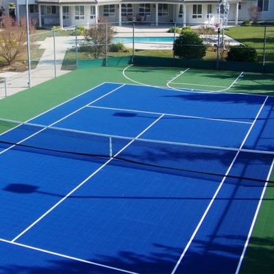 China Tennis court. 2022 Outdoor Interlocking Flooring Tennis Court FIBA ​​3x3 Event Court Sports Flooring for sale