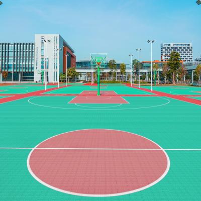 China Waterproof Hgh-Quality Basketball Court Sports Forming Product Kids Playground Flooring Backyard Outdoor Basketball Court Interlocking Flooring for sale