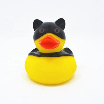 China Used for Promotional Floating Compression Cat Knight Bath Duck Custom Cat Knight Rubber Duck Entertainment Hot Selling Plastic for sale