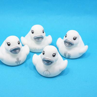 China Used for Plastic Mini Rubber Duck Floating Entertainment Wholesale Squeeze with Logo Print for sale