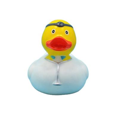 China Used For Wholesale Promotional Custom Soft Compression PVC Entertainment Floating Plastic Doctor Rubber Bath Duck for sale