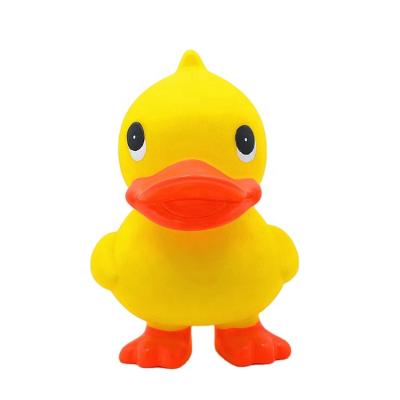 China Promotional Gifts Wholesale Custom Promotional PVC Duck Shape Coin Slot Piggy Kids Safe Plastic Safe Wholesale Savings Bank for sale