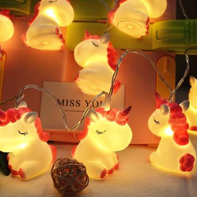 China Used for Hot Sale Unicorn LED String Light 10ft Night Light Cute Bedroom Decoration Warm White with Battery Operated for sale