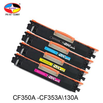 China Factory direct sale COMPATIBLE compatible toner cartridge for HP CF350A 130A CE310A 126A toner for HP Color LaserJet MFP M176 177 100 for sale