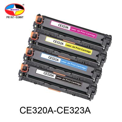 China Factory direct sale COMPATIBLE toner cartridge for HP CE320A CE321A CE322A CE323A 128A 1510 1515 1518 printer color CP1210 1215 for sale