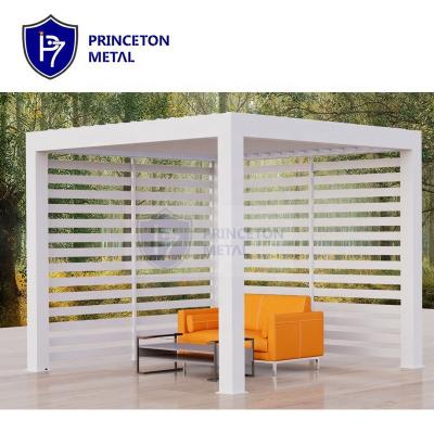 China Modern Waterproof Gazebo Modern Electric Garden Kits Roof System PERGOLA Canopy Bioclimatic Outdoor Aluminum Pergola for sale