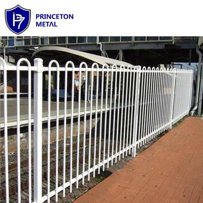 China Easily Assembled Top Tubular Aluminum Loop Fence Panel Garden for sale