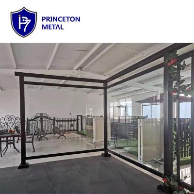 China Modern Designs Modern Balcony Fence Aluminum Glass Railing System for sale