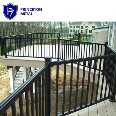 China Modern Design Modern Aluminum Balcony Glass Balustrade / Staircase Fencing Balustrades for sale