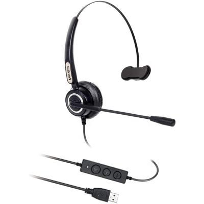 China Noise Canceling Microphone USB Plug Headset With Microphone Call Center Headset For Laptop Computer Etc. computer pc for sale