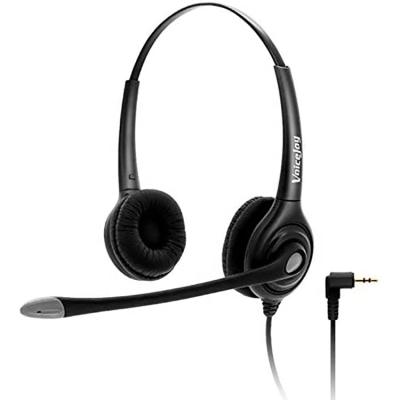 China Noise Canceling Binaural Microphone Headset With 2.5mm Plug , Noise Canceling Microphone for sale