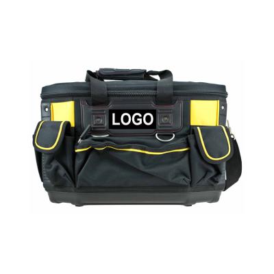 China 600 Denier Fabric FYD Eavy Duty Custom Electrician Tool Bag Pouch Customized Rigid Top Tool Bag BSCI Factory for sale