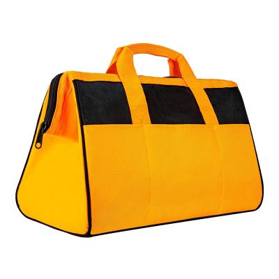 China Tools Holding Organizer With Waterproof Tool Tote Bag Wide Mouth Multi-Use 13 Inch Tool Bag for sale