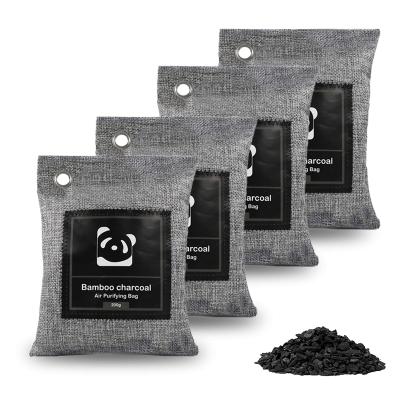 China Sustainable Smell Absorber Odor Eliminator Charcoal Bags Activated Bamboo Charcoal Air Purifying Bags for sale