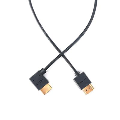 China HOME THEATER Durable High Performance 3840*2160 Resolution 60hz 144hz 240hz Corner Line Coated Thin Copper Wire Micro Hdmi Cable for sale