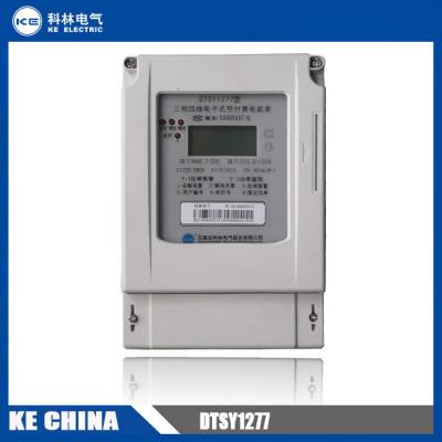 China DTSY1277 Three Phase Prepaid Meter for sale