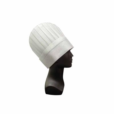 China Restaurant / hotel / canteen / household cheap price round lid disposable nonwoven chef hat restaurant supplies cook hat for sale