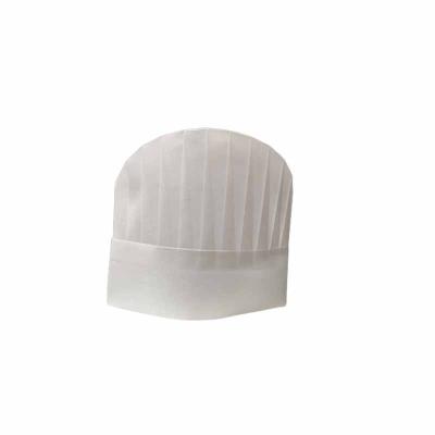 China Restaurant/hotel/canteen/domestic cheap price round lid paper chef hat disposable nonwoven restaurant supplies cook hat for sale