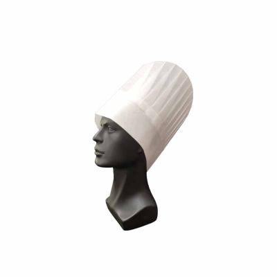 China Restaurant/Hotel/Canteen/Home Disposable Unisex Baking Paper Chef Cap for sale