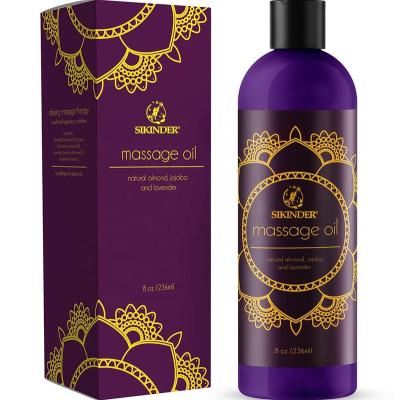 China Romance Natural Almond, Jojoba & Lavender Massage Oil for sale