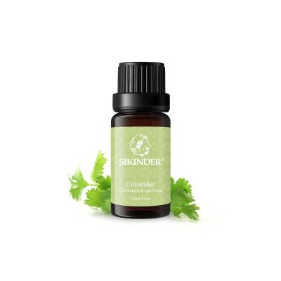 China Anti-Puffiness Coriander Essential Oil for Relieving Flatulence, Stimulating Mind and Increasing Memory for sale