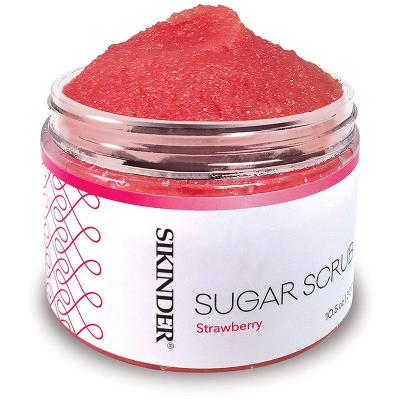 China Best Selling Exfoliator Strawberry Body Scrub Whitening Body Scrub for sale