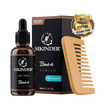 China Moisturizing Argan Jojoba Oil Beard Oil Kit Case withbeautiful Private Label for sale