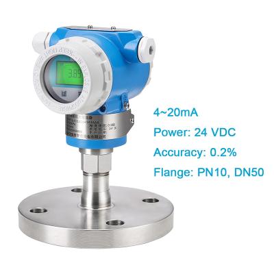 China China IP67 0.2% Accuracy PN10 DN50 Single Flange Mount Absolute Pressure Transmitter Water Oil Air Pressure Gauge Industry for sale