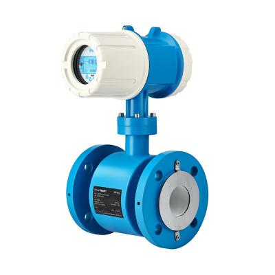 China High Precision Electro Sewage Magnetic Flow Meter DN 100 Water Velocity Meter for sale