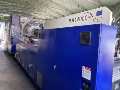 China Used 1400Ton Plastic Crate Injection Molding Machine Haitian MA14000 Energy Saving for sale