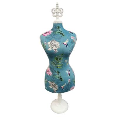 China Other New Design Colorful Windows Display Body Half Size Mini Jewelry Display Mannequin for sale