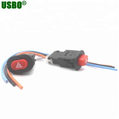 China Motorcycle 2a 250v 3p Motorcycle Headlight Fog Kights Push Button Controls for sale