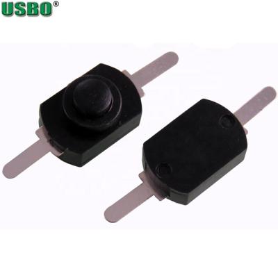 China Wholesale Flashlight Push Button Switch 2 Pins 1A 30V Straight Pins 1A 30V Flashlight Push Button Switch for sale