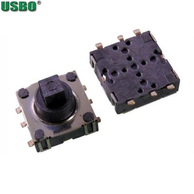 China Five Way Tact Switch USBO 6Pins 10*10*8..6 Rotatable Button Reset SMD Five Way Tact Switch for sale