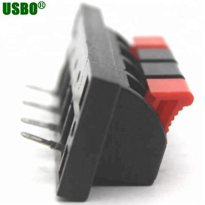 China audio & 3a 50v 4p mini video black and red terminal connector for audio speaker for sale