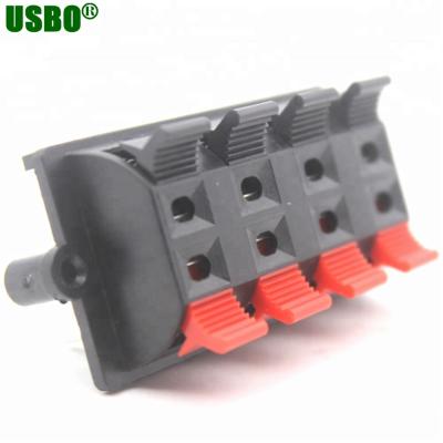 China audio & 3a 50v eight post wp universal high quality push terminal board for sale