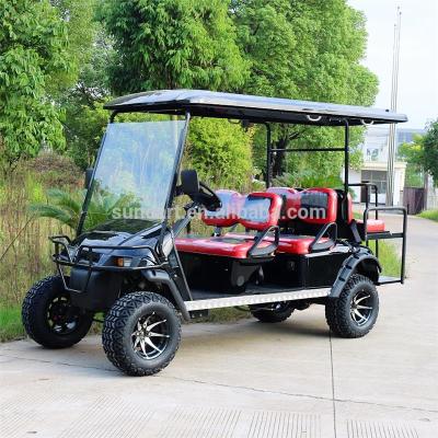 China 250cc 6 Seater Cheap Gas Powered Golf Carts / Mini Gas Cars For Sale 23*10.5-12 for sale