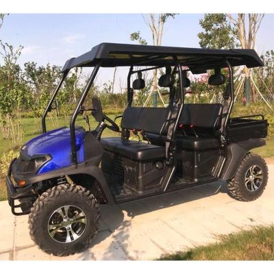 China 4 seater golf buggy, gas UTV with 40% rear box for sale