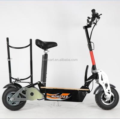 China Aluminum alloy electric golf scooter with golf bag holder for sale