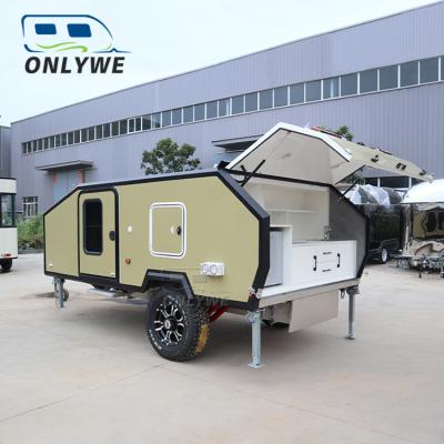 China ONLYWE Outdoor Easy Mobile Custom Off Road Camper Travel Trailer Australian Standards for sale