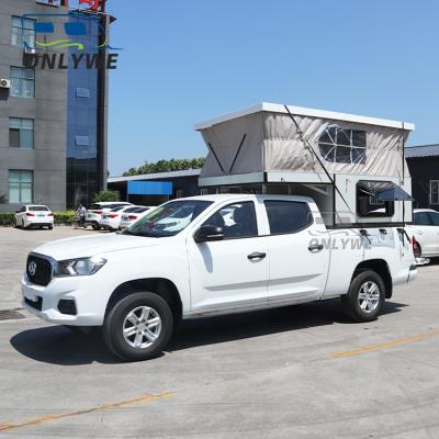 China ONLYWE hot selling 4x4 pickup caravan rv travel truck offroad camper for pickup for sale