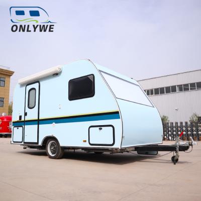 China Travel Trailer ONLYWE Camper Travel Trailer Camper Vacation Car Motor Caravan For Sale for sale