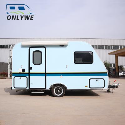 China Travel Trailer ONLYWE RV Motorhome Caravan Off Road Mobile Camping Trailers Travel Trailers for sale