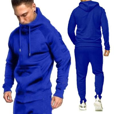 China Viable New Arrival Sportswear Zipper Hoodie Tracksuit High Quality 2021 Winter Sweat Suit Women And Men 2 Cotton Sweatshirt Two Piece Set for sale