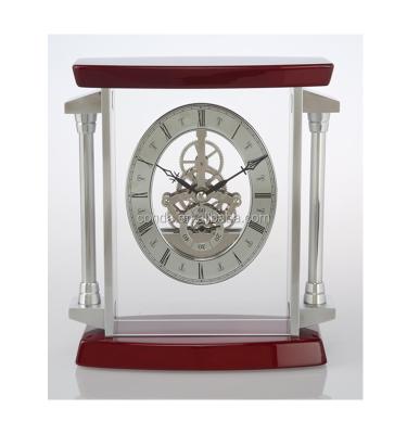 China Best Selling Conda Quartz Skeleton Clock Factory Antique Brass Mantel Clock Model: K3046 Skeleton Clock Kit for sale