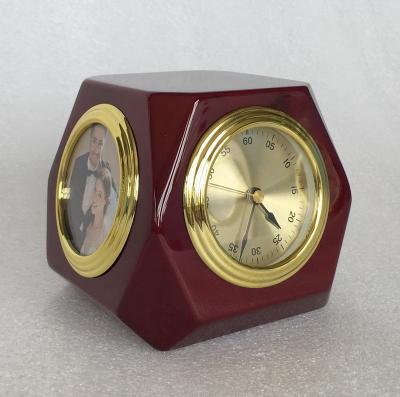 China 2018 NEW Eco - Friendly A6817 Fashion Table Clocks And Watches With Photo Frames for sale