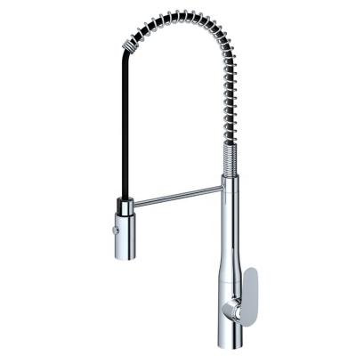 China Metered Faucets Single To Handle Flexible Pull Out Bathroom Sink Kitchen Faucet for sale