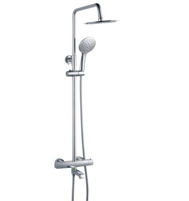 China With Slide Bar Thermostat Faucet Series Exposed Rain Shower Column Set for sale