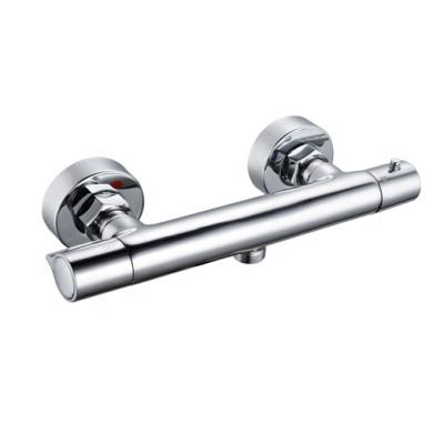 China With Slide Bar Best Performance Good Price Wall Mount Polished Chrome Thermostatic Bathroom Shower Faucet for sale